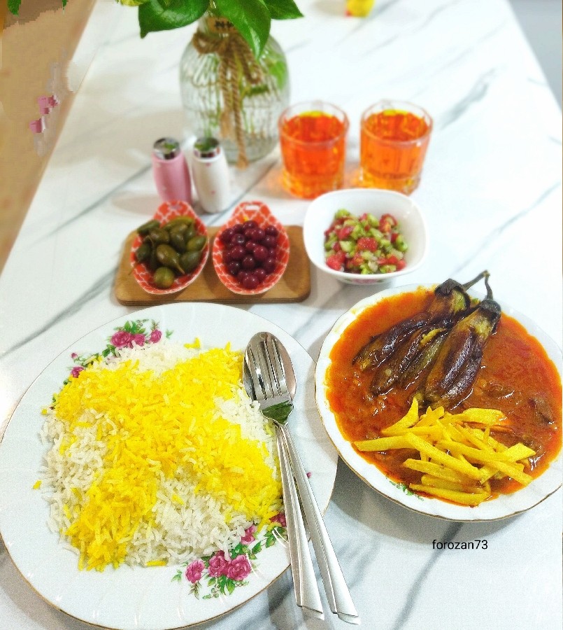 عکس قیمه بادمجون