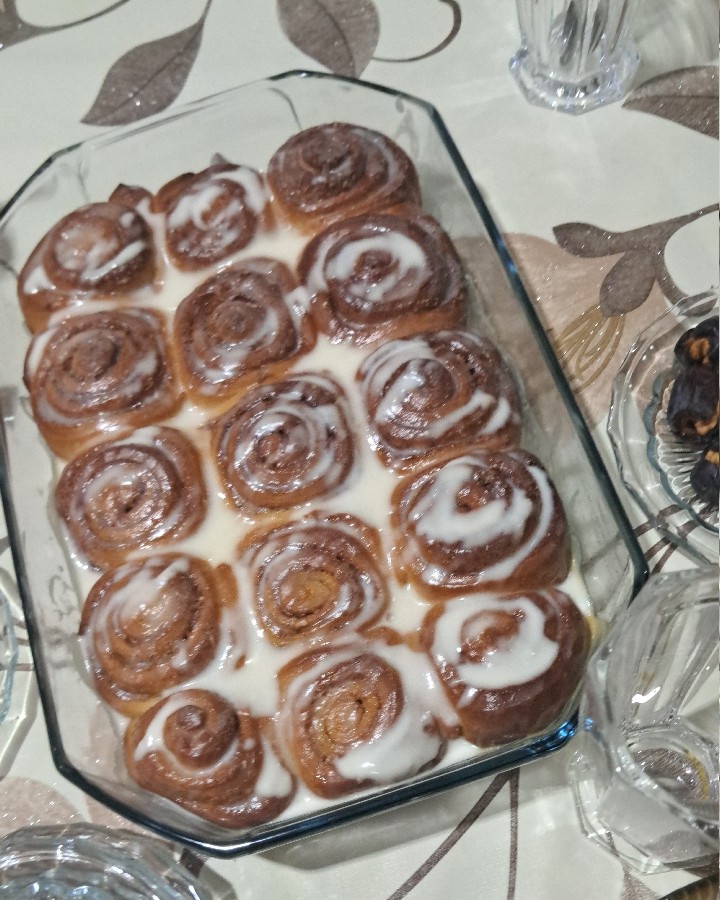 عکس رول دارچینی فوق العاده خوش عطر