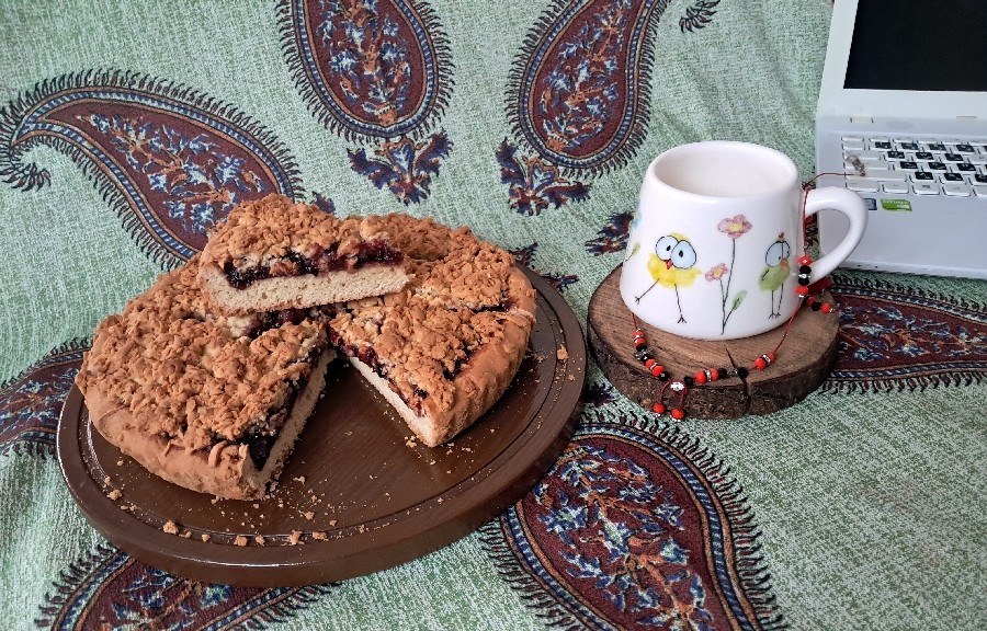 عکس کیک مربایی