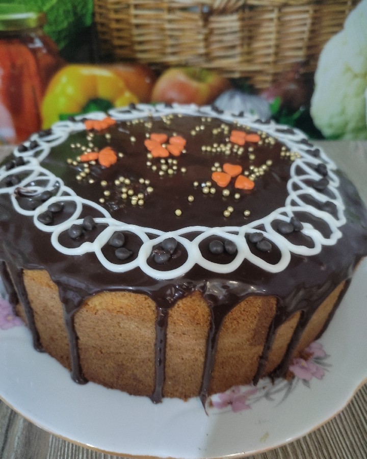 عکس کیک دورنگ 