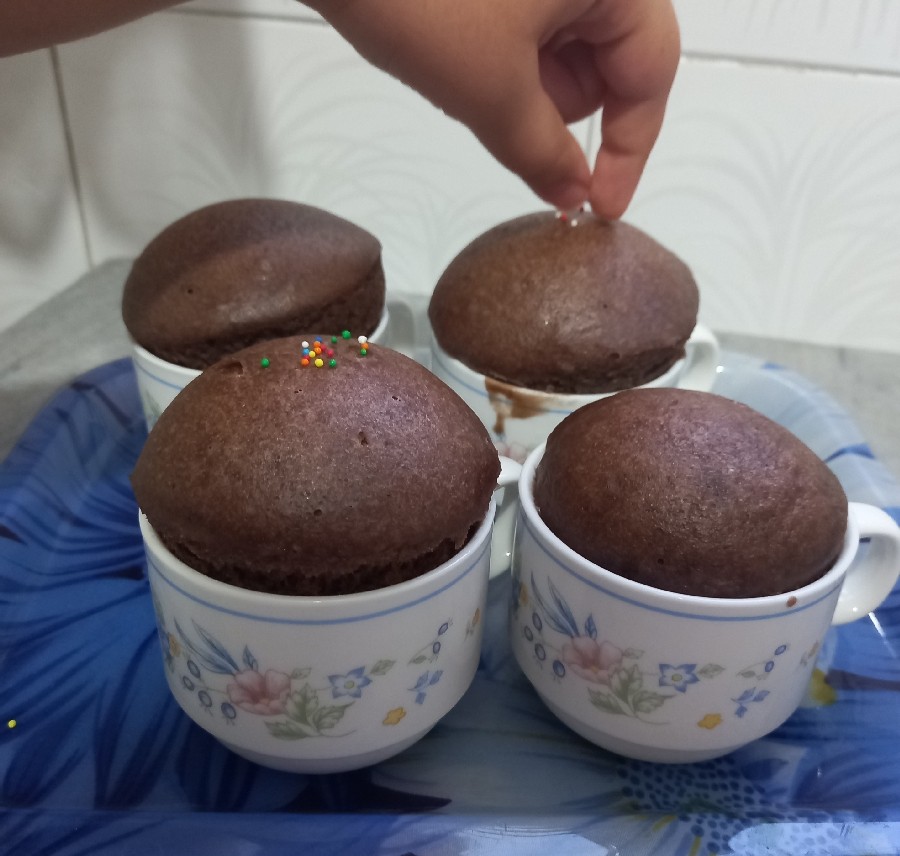 عکس کیک فنجانی