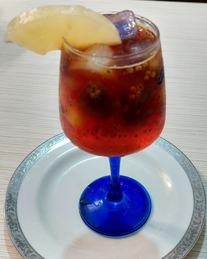عکس شربت زعفرونی گل پنیرک
