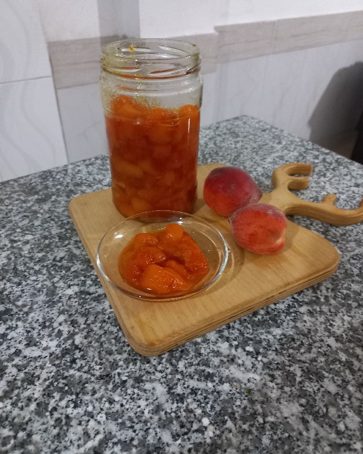 عکس مربای هلو