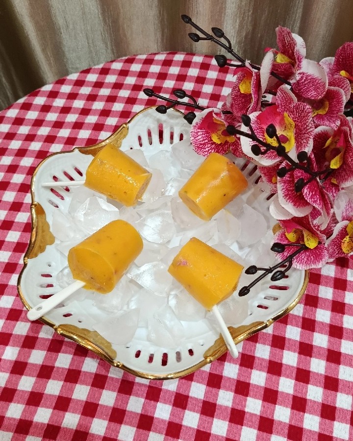 عکس بستنی رژیمی انبه