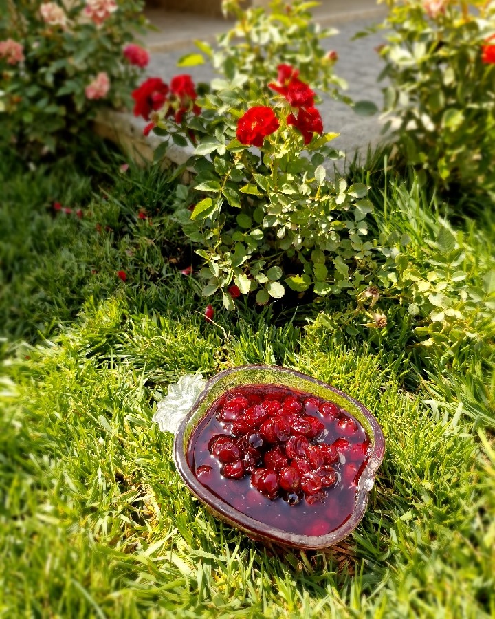 عکس مربای آلبالو