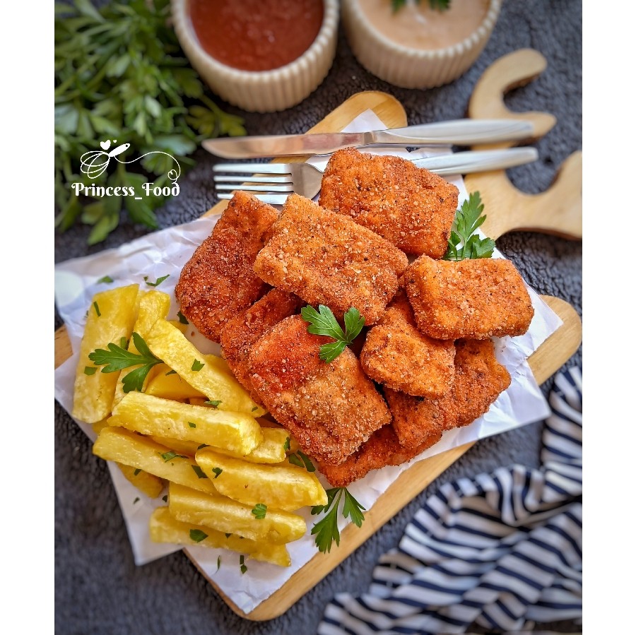 عکس ناگت مرغ آسان