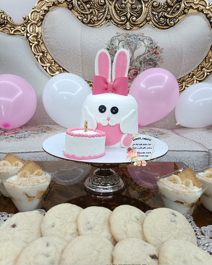 عکس کیک حجمی خرگوش