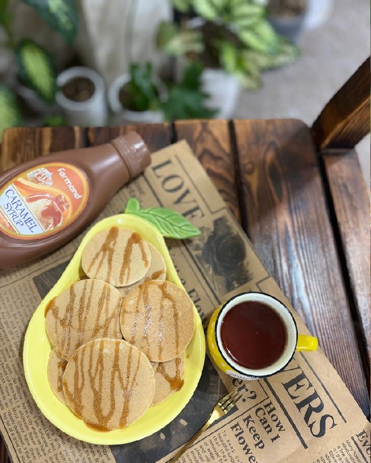 عکس پنکیک دارچینی 