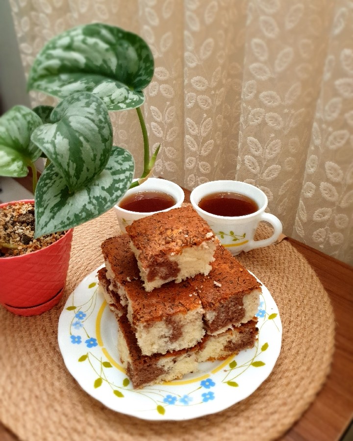 عکس کیک سه تخم مرغی