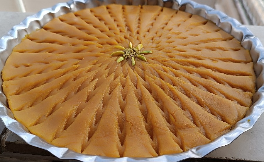 عکس حلوا سه آرد مجلسی