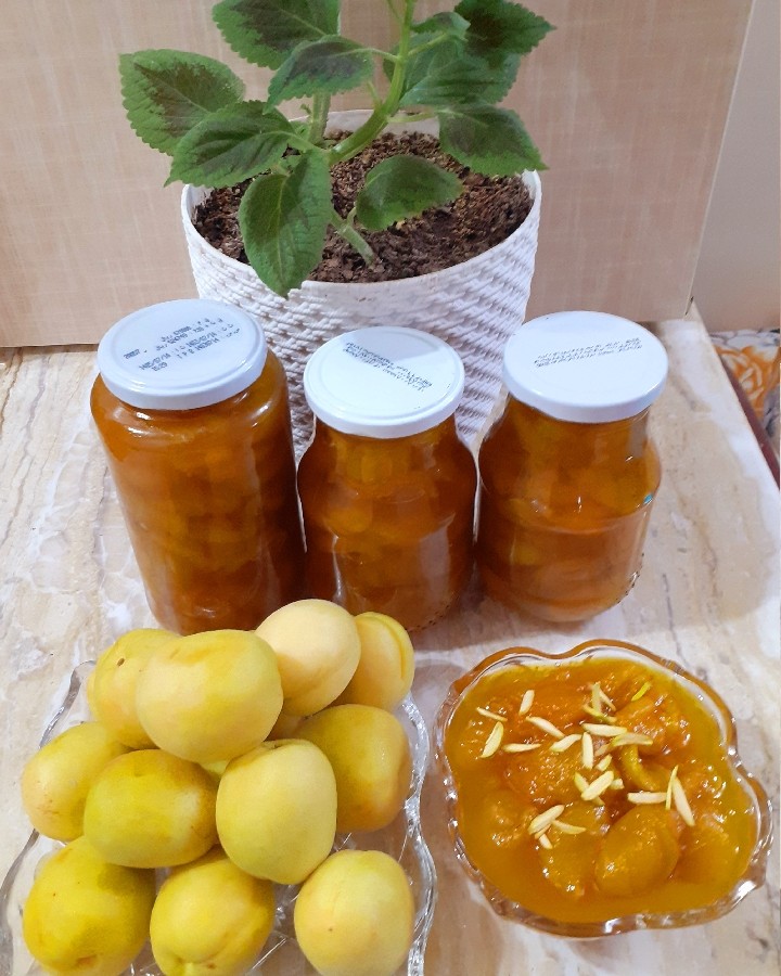 عکس مربا زردالو 
