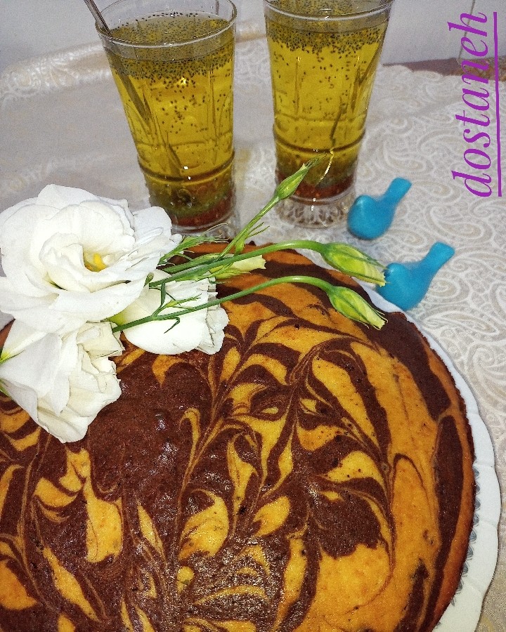 عکس کیک زبرا