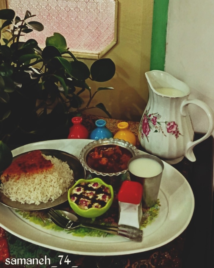 عکس خورش کرفس با مرغ