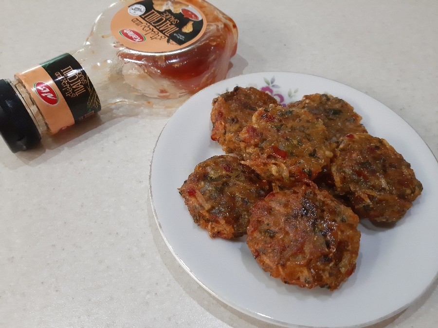 عکس کتلت عربی بدون گوشت و تخم مرغ