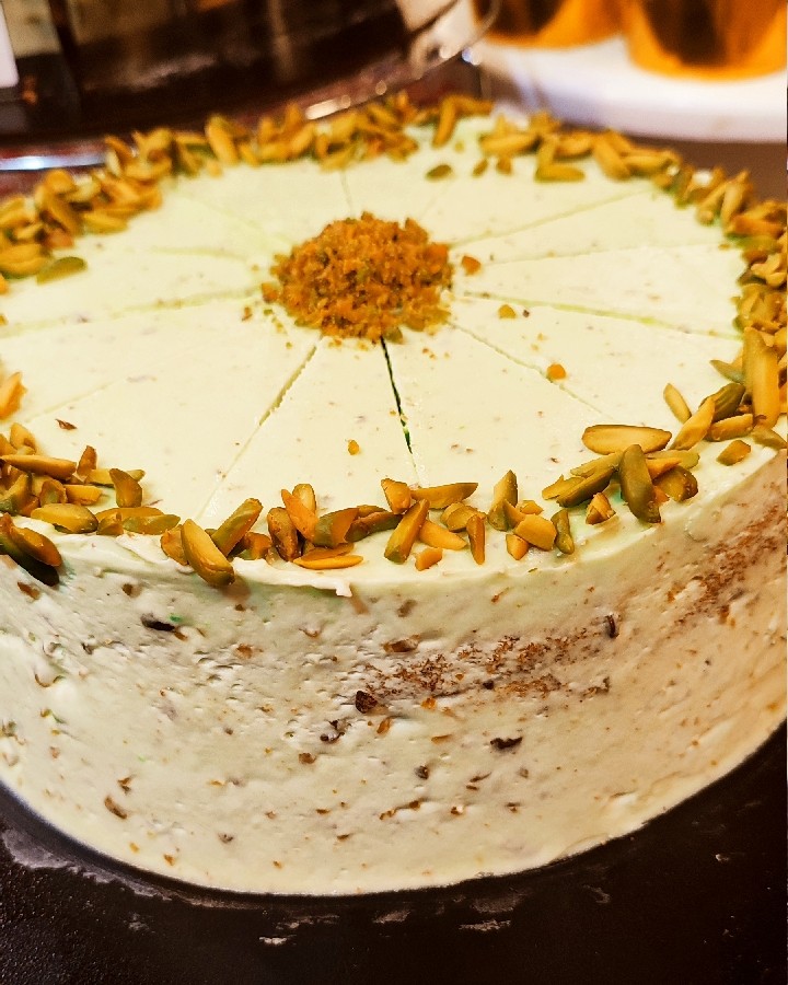 عکس کیک پسته?