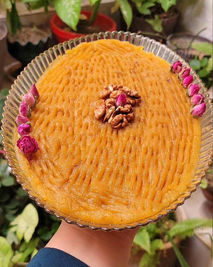 عکس حلوا شیر