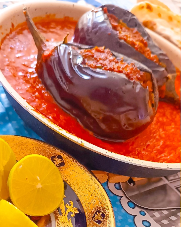 عکس بادمجان شکم پر توفر