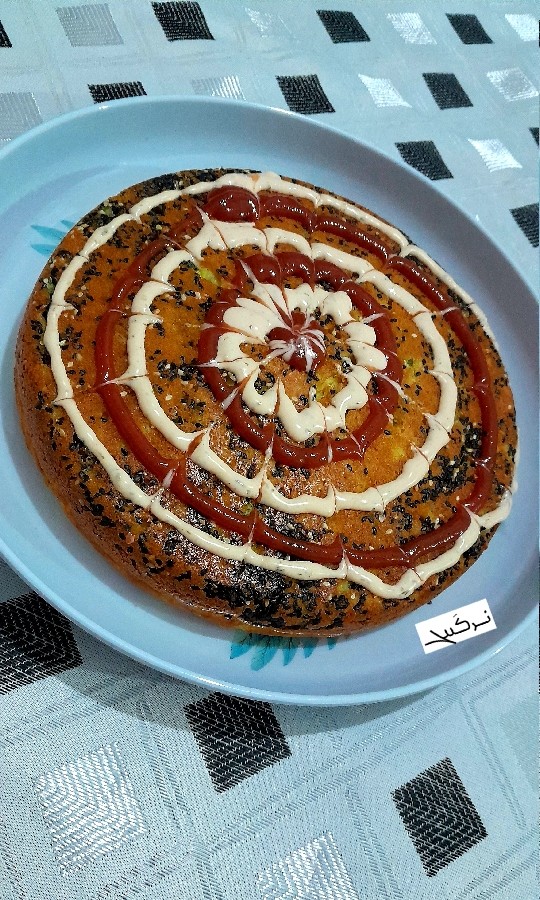 عکس کیک مرغ(بورک مرغ)
