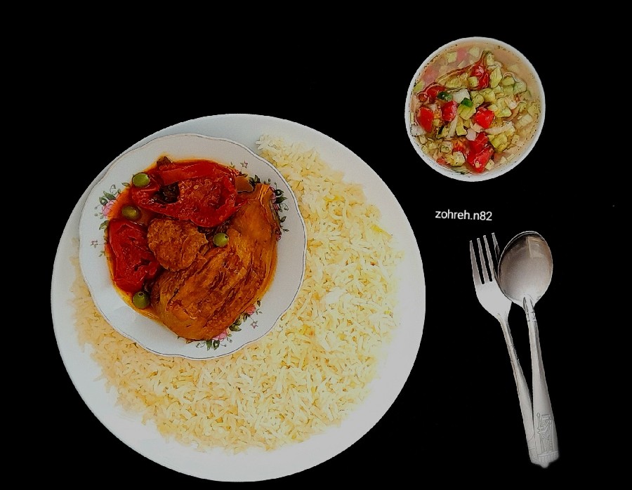 عکس خورش بادمجان