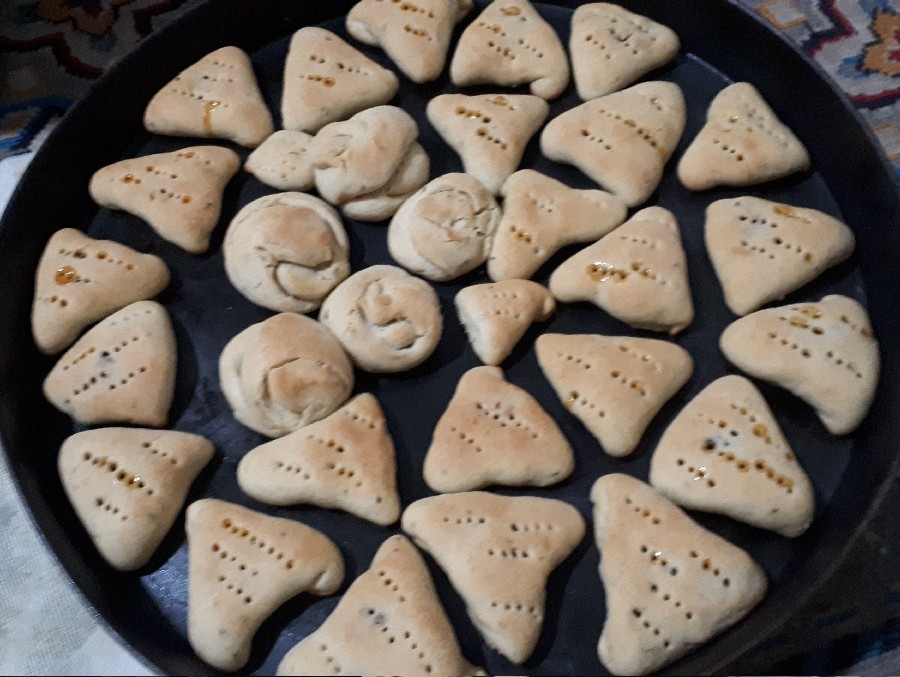 عکس کلوچه خرمایی