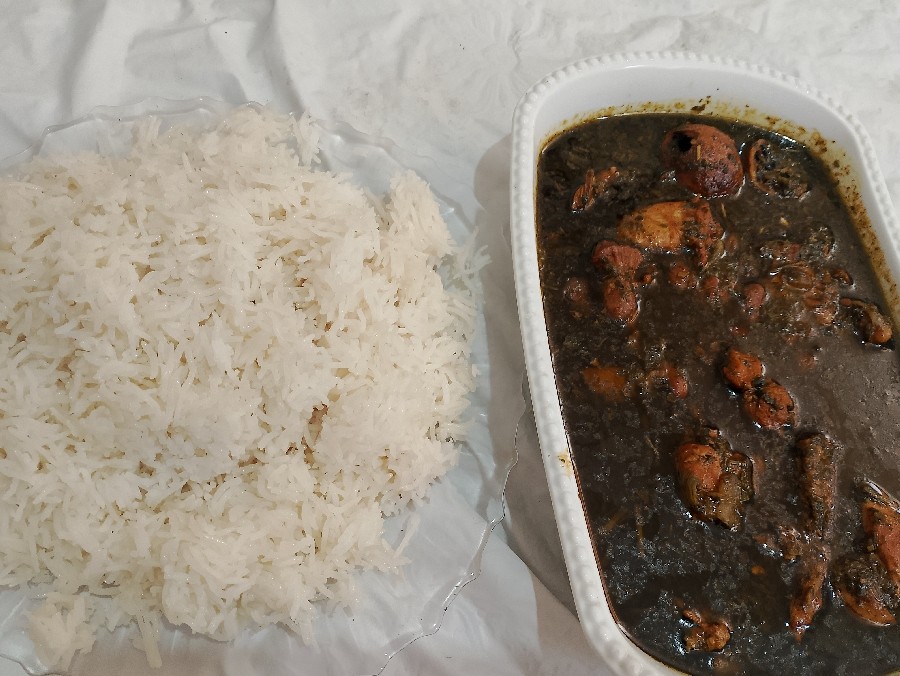 عکس قورمه سبزی جان مورد علاقه ی خودم