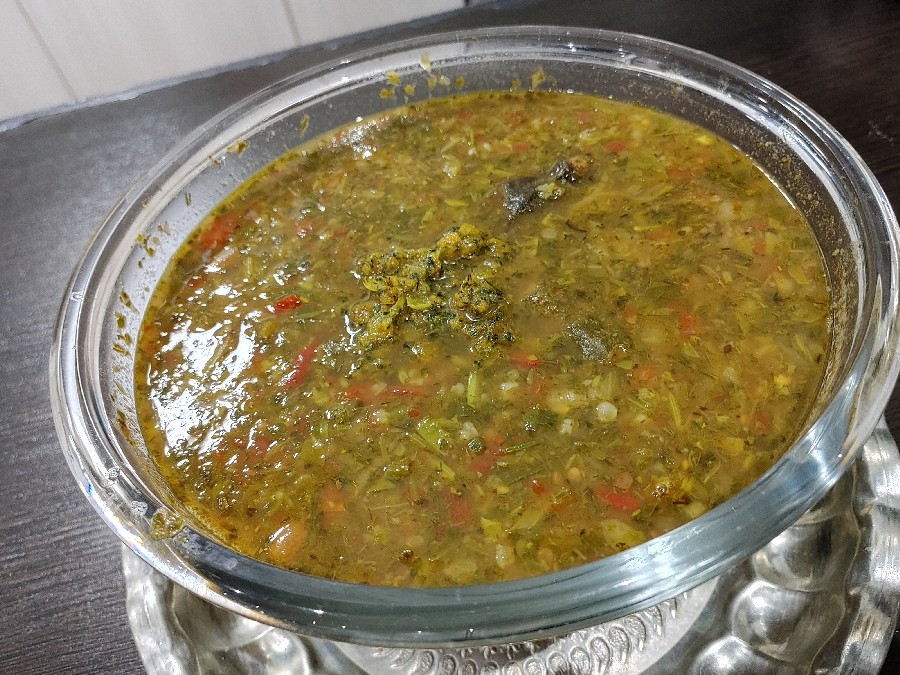 عکس آش بادمجان و گوجه