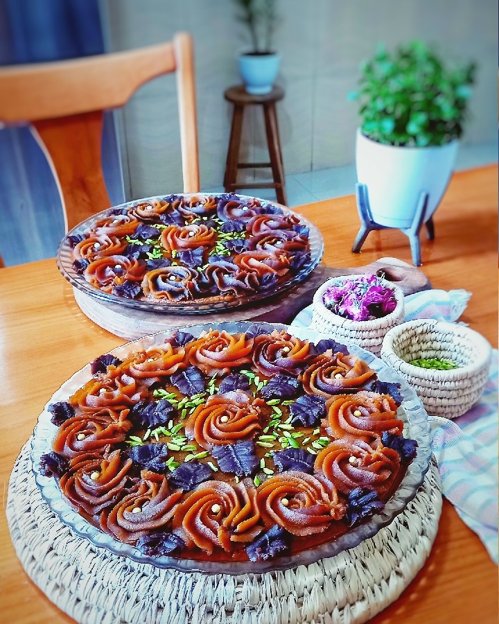 عکس حلوای سه آرد مجلسی