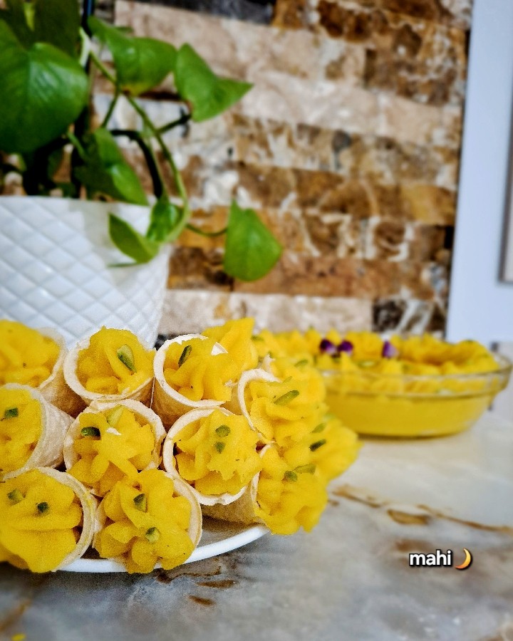 عکس حلوا شیر