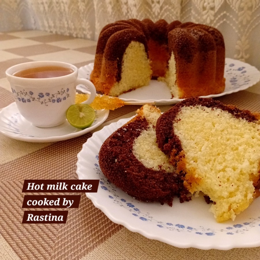 عکس کیک شیرداغ