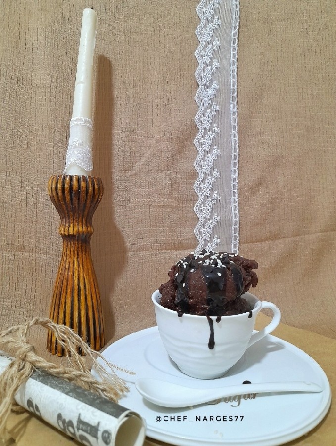 عکس بستنی شکلاتی