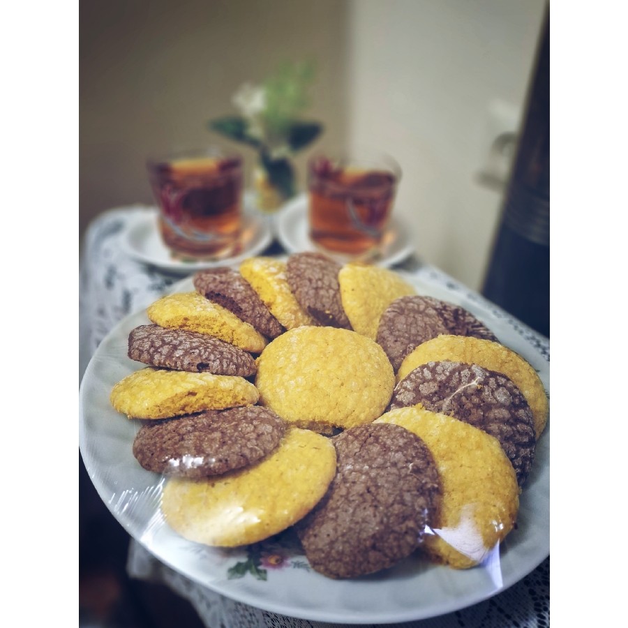عکس کرینکل و رولت خامه ای