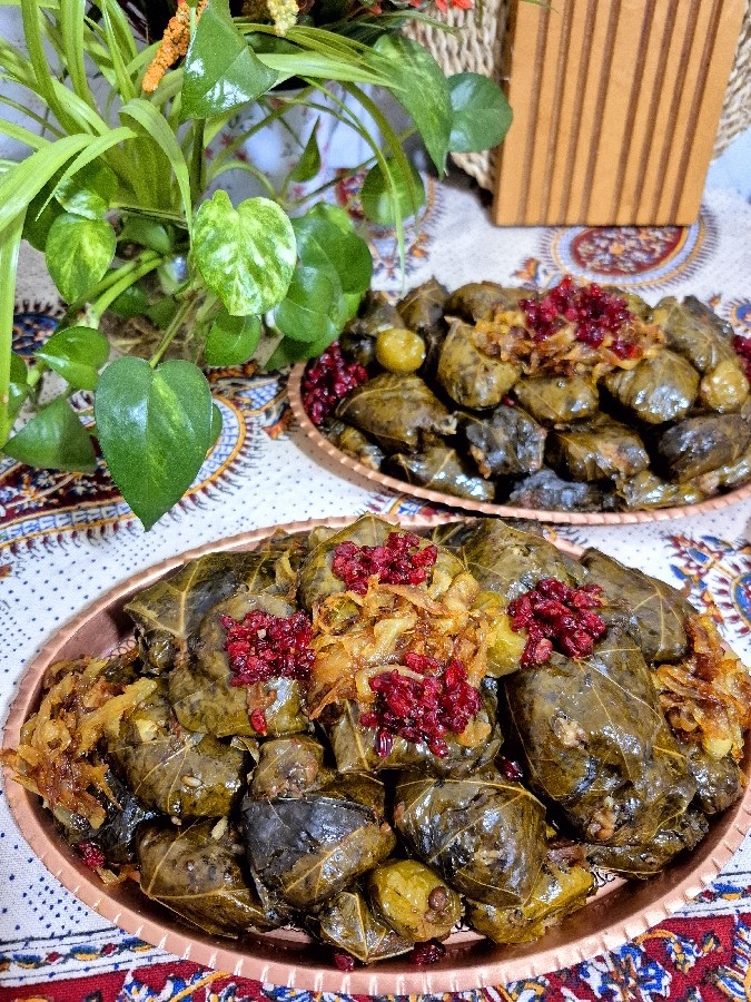 عکس دلمه ی انگور
