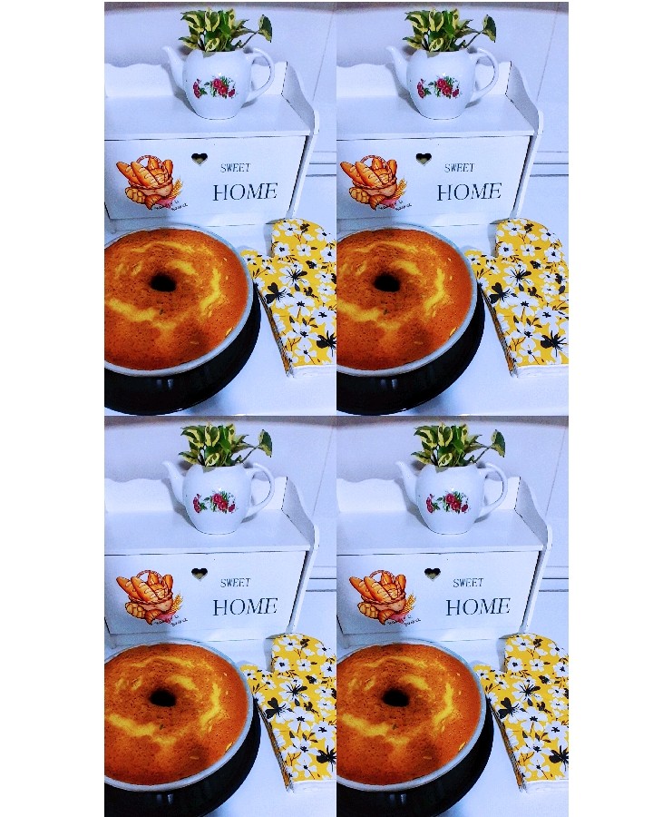 عکس کیک وانیلی 