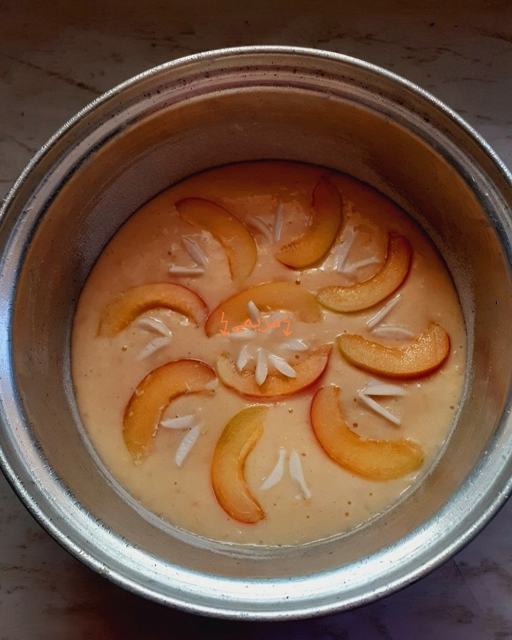 عکس کیک زردآلو