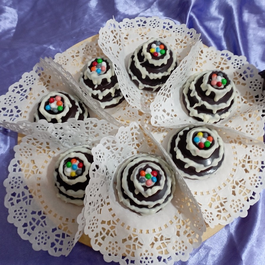 عکس چیز کیک ۳طبقه ای 