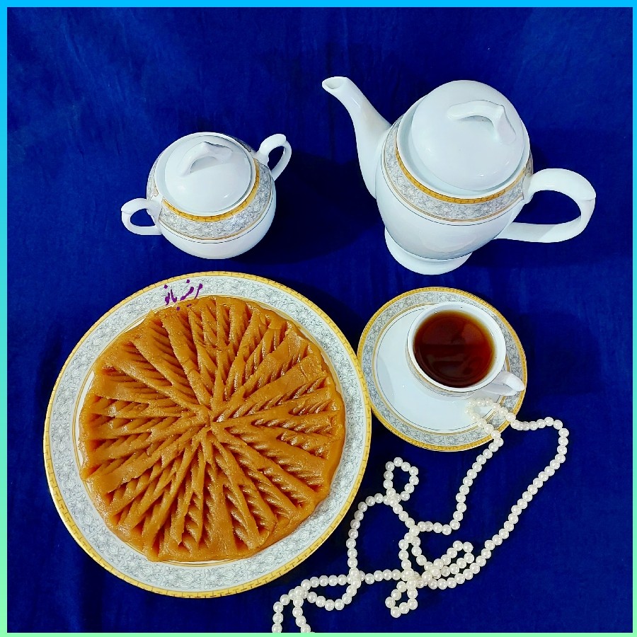 عکس حلوا شیره انگو