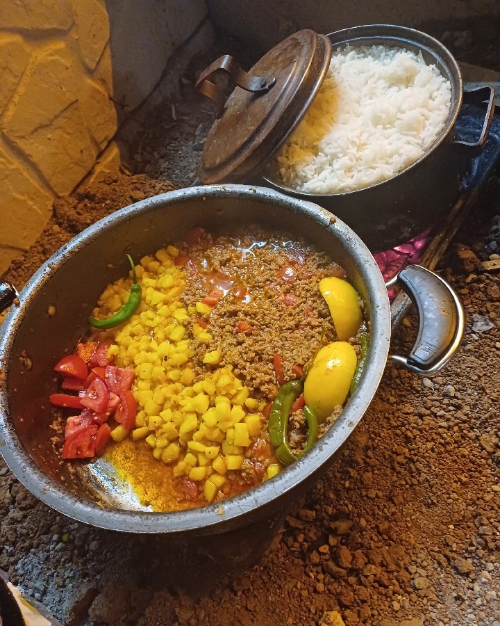 عکس برنج و چرخکرده