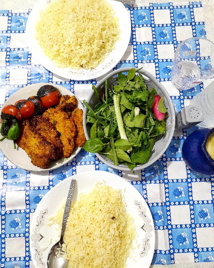 عکس کباب تابه ای مرغ