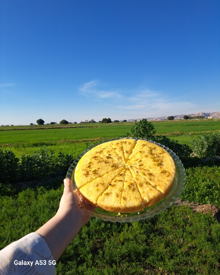 عکس کیک پرتقالی