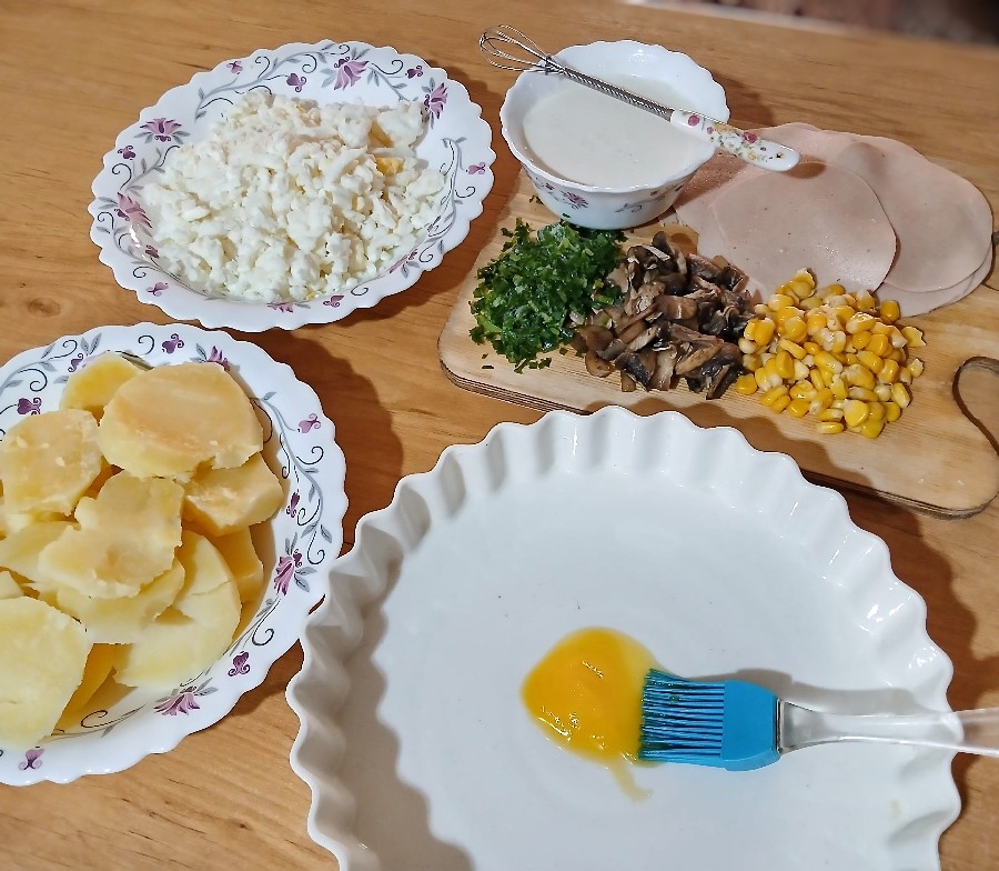 عکس گراتن ژامبون و سیب‌زمینی