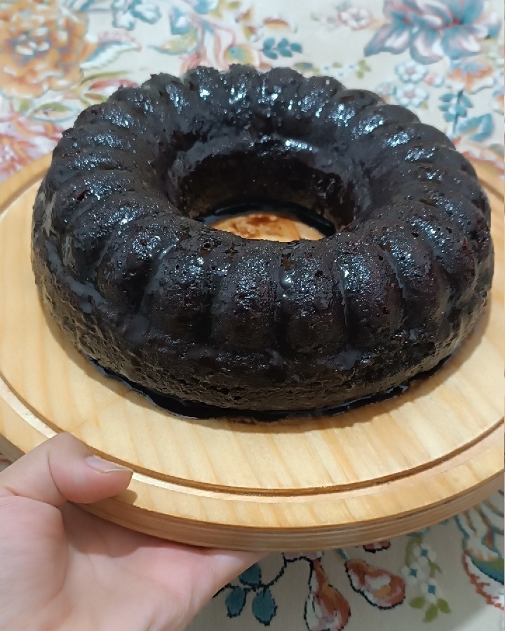 عکس کیک شکلات خیس قالبی