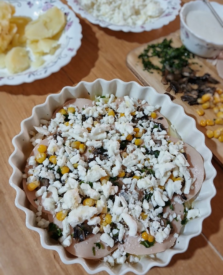 عکس گراتن ژامبون و سیب‌زمینی