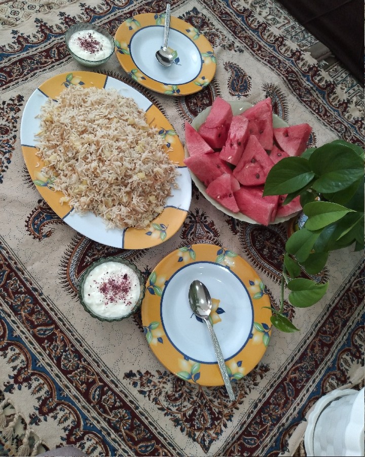 عکس #رشته پلو
بدون ادیت و افکت چون برنامه اش رو گوشیم ندارم