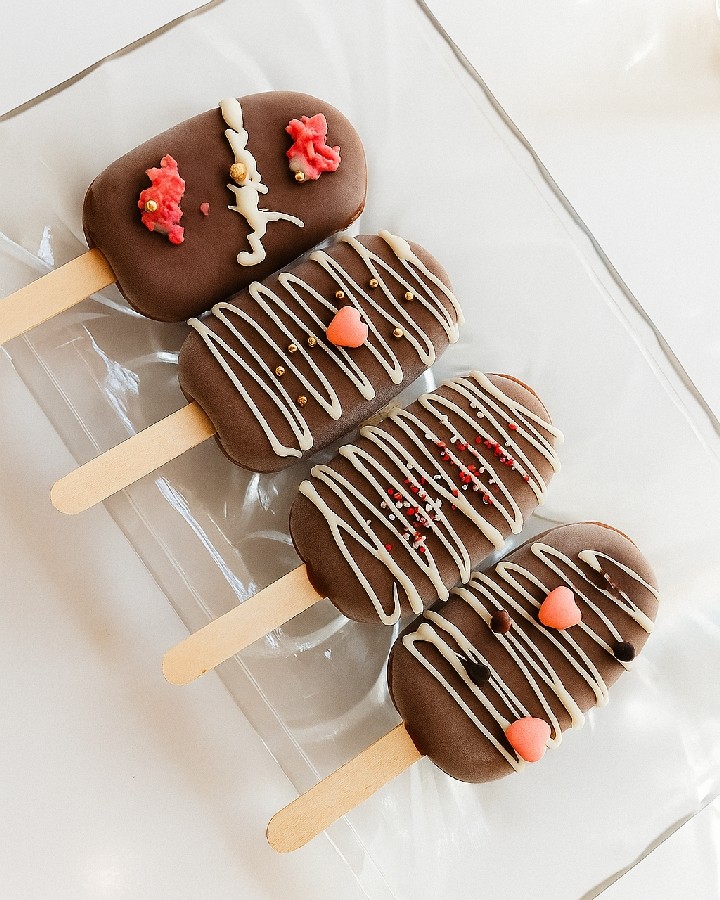 عکس بستنی فاج شکلاتی