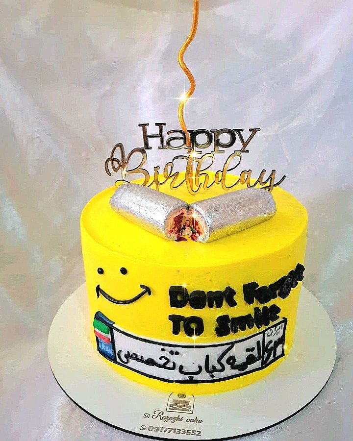 عکس کیک فست فودی 