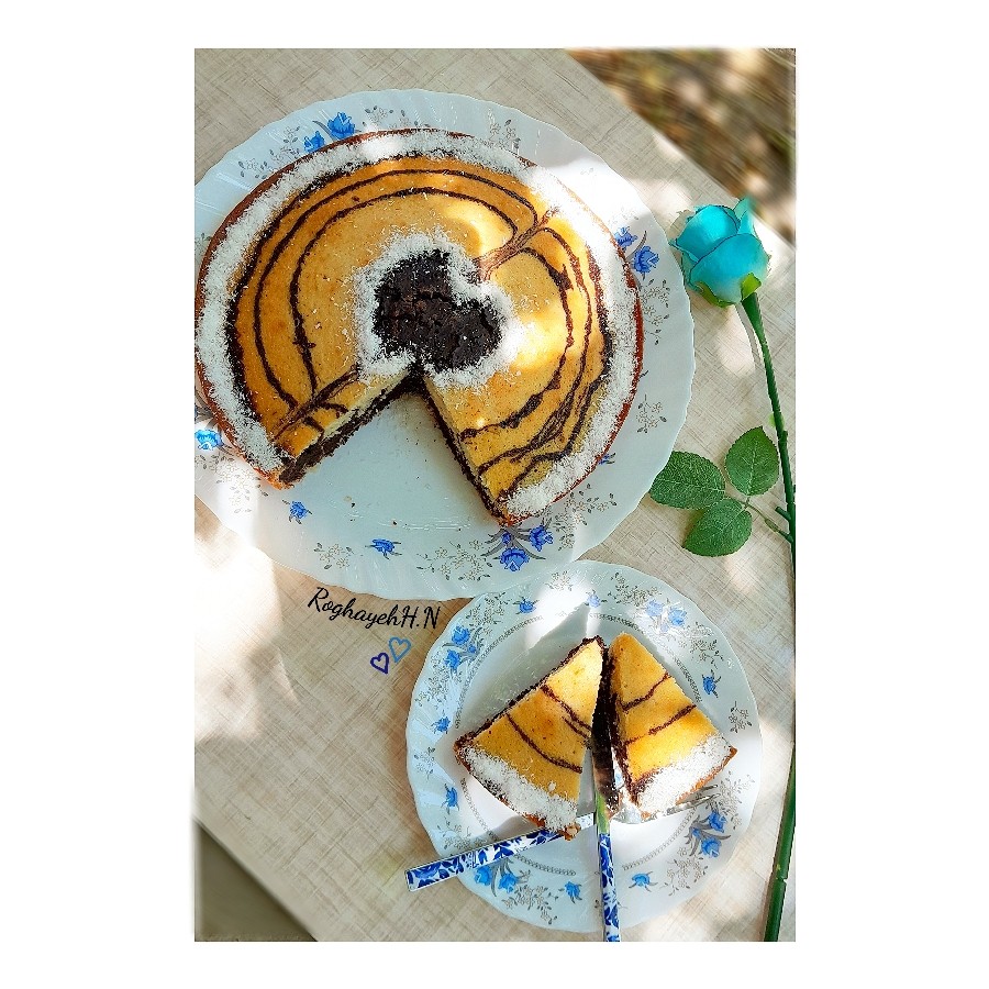 عکس کیک زبرا