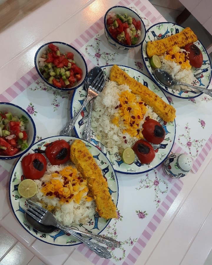عکس کباب تابه ای مرغ