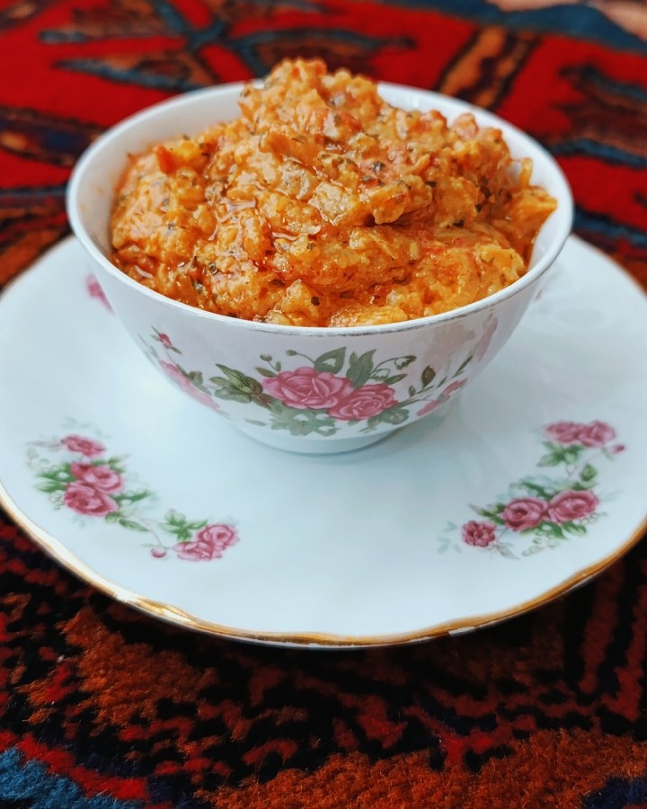 عکس خوراک بادمجان