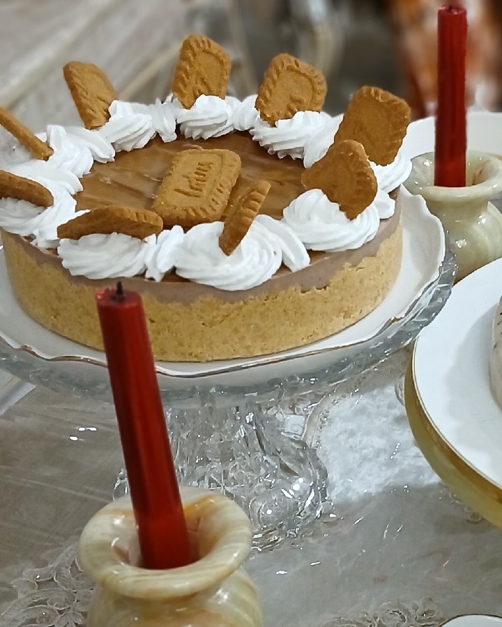 عکس چیزکیک لوتوس