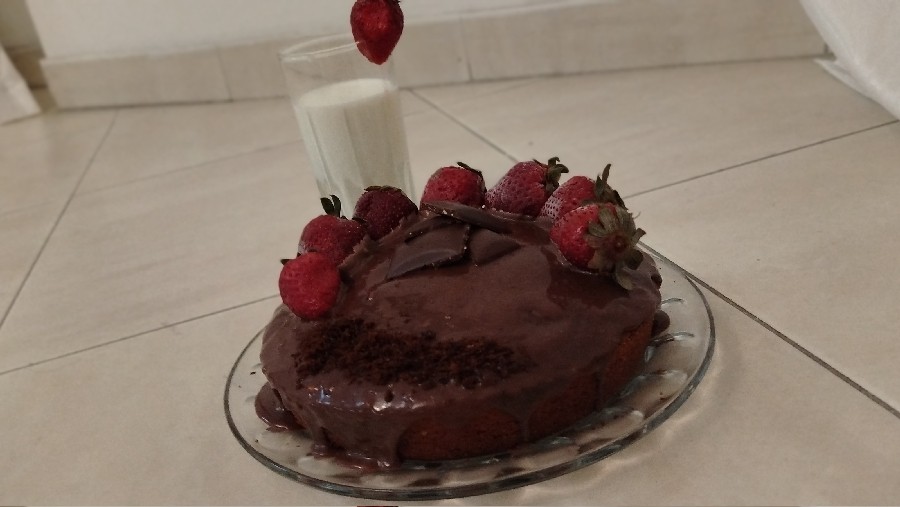 عکس کیک موزی